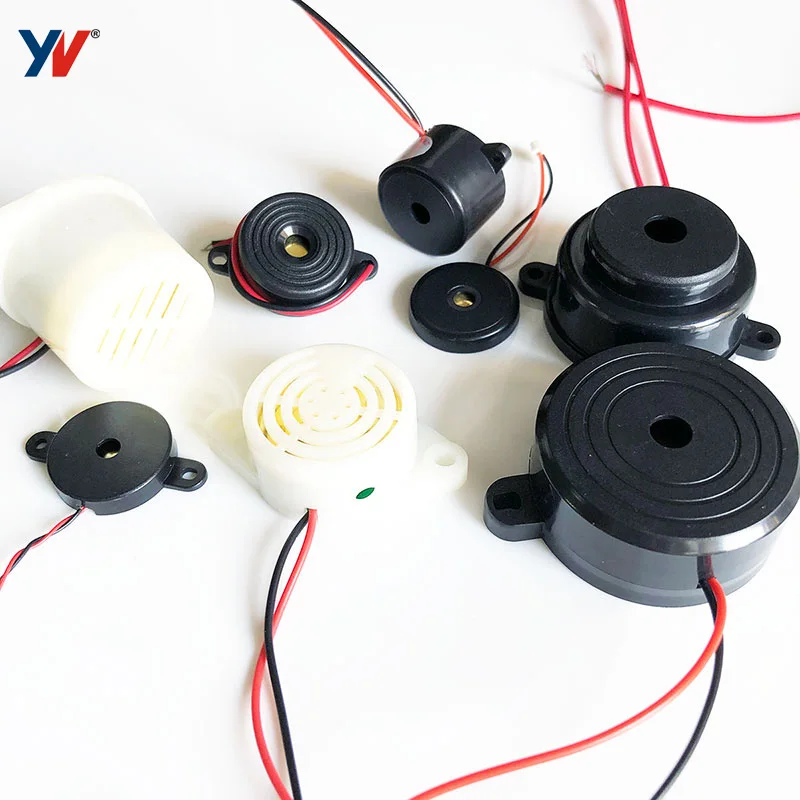 4739 47mm 110db 3V 5V 12V 24V square Active Piezo siren alarm loud small buzzer