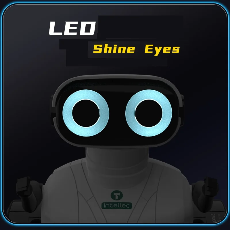 Unisex Smart Robot Model Gifts for Kids Dance 2.4G R/C 4 Channel Remote Control Cute Robot Toys With Sound And Lights