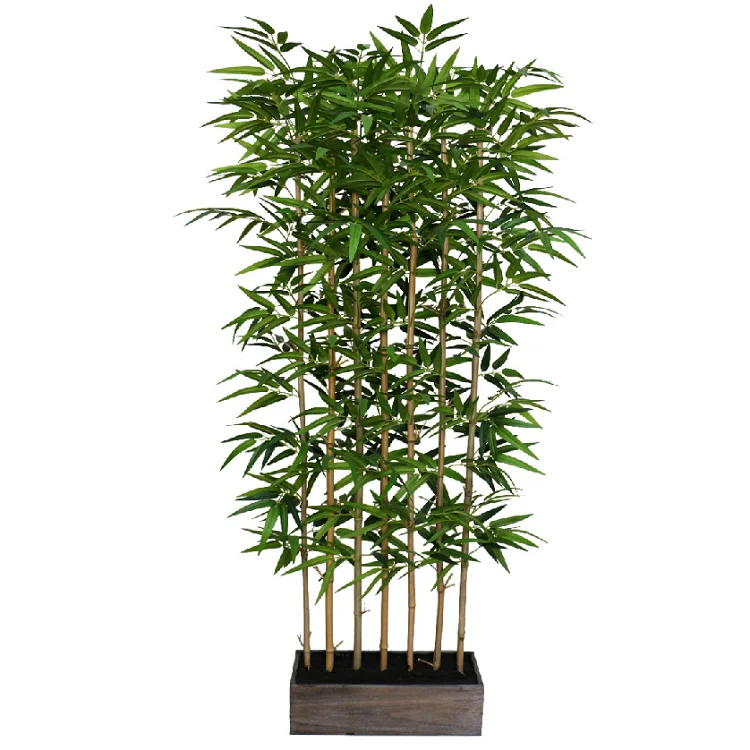 artificial faux bamboo plant fence home decor