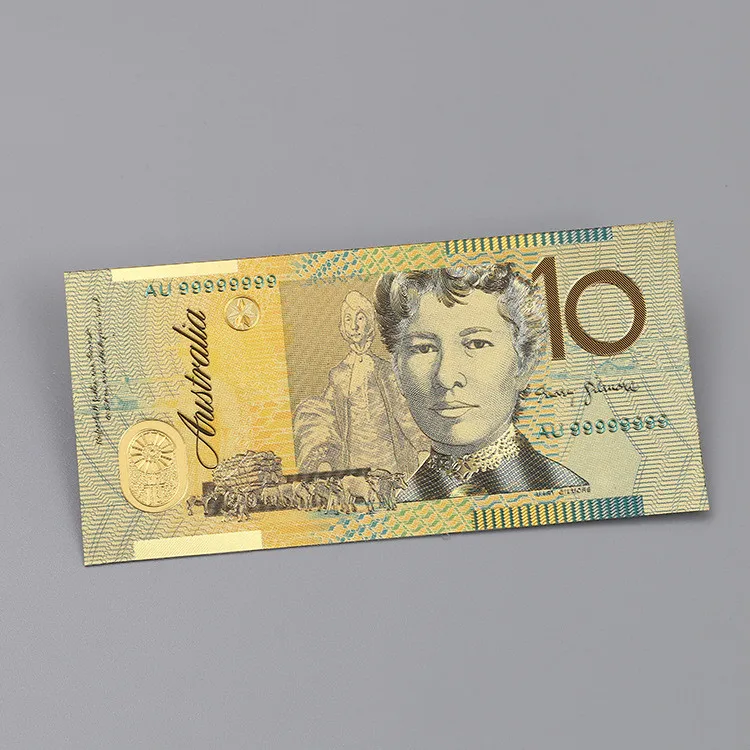 
Metal crafts paper money 24K gold Banknote America 1 2 5 50 100 US Dollar Bill 