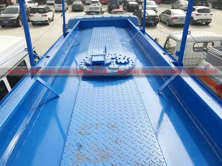 China Suizhou 15cbm Mobile Fuel Dispenser Oil Tanker Truck 4000Gallon Diesel Fuel Tank Truck