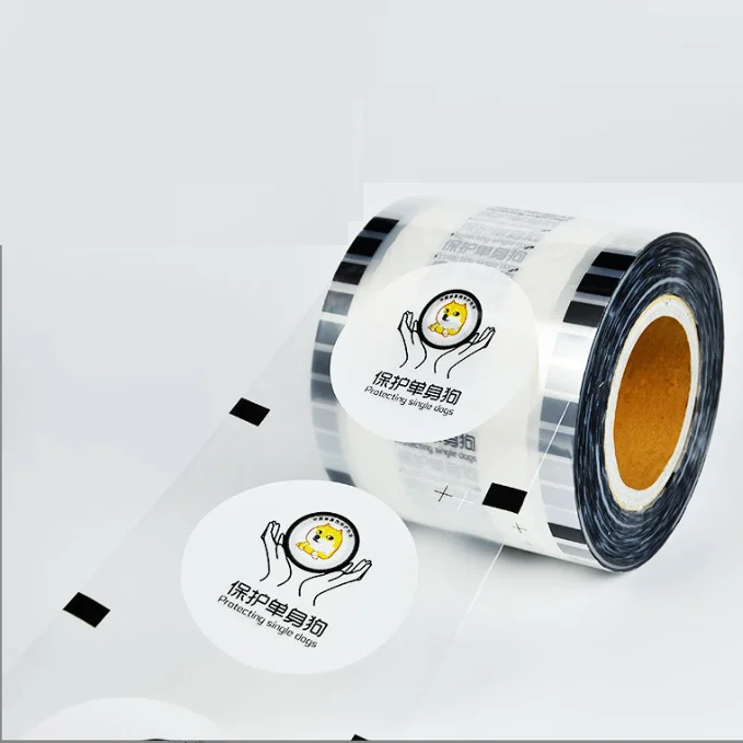 Factory Supplies Custom High Quality Hot Sealing Plastic Cup Sealer Film Roll For Bubble Tea