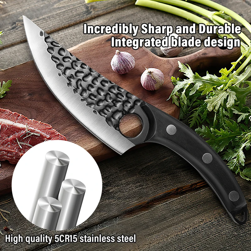 Professional Bone Butcher Knife Stainless Steel Meat Cleaver Boning Chef Knife Accessories Kitchen Knives Sets