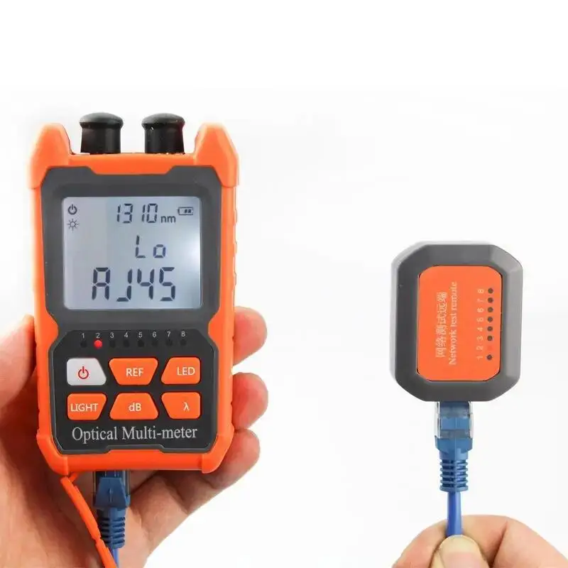 Handheld VFL Portable All-In-One Fiber Optic Power Meter With 5km/10km Laser Source Visual Fault Locator Power Meter