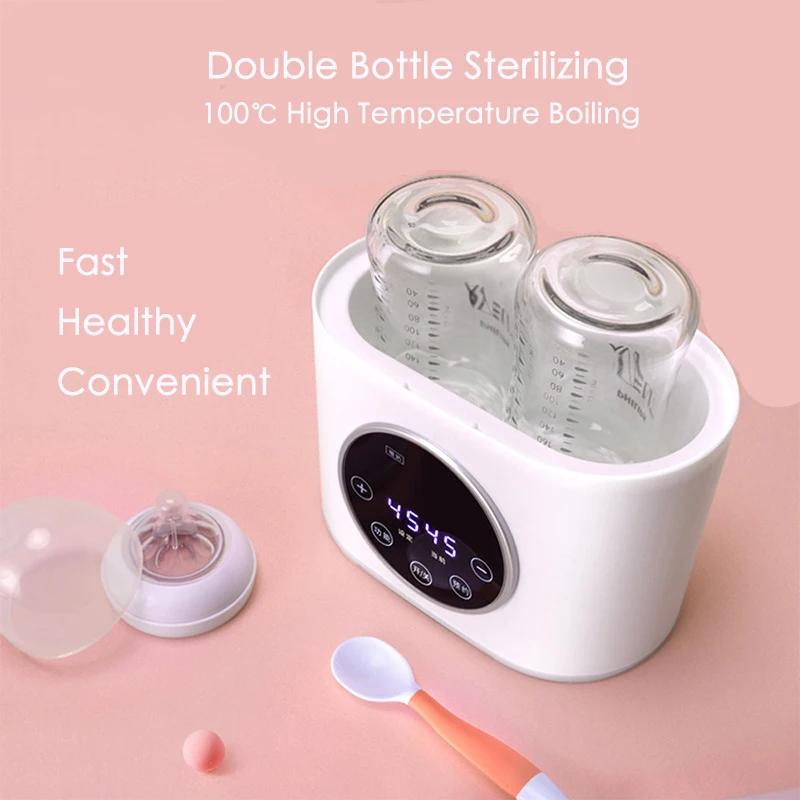 New Style Household Multifunction Double Electric Smart Baby Bottle Food Warmer Price With Dryer Infant Milk Heater