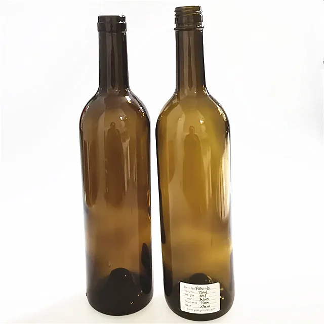 750ml hot sale high quality  empty glass red wine bottle for wholesale