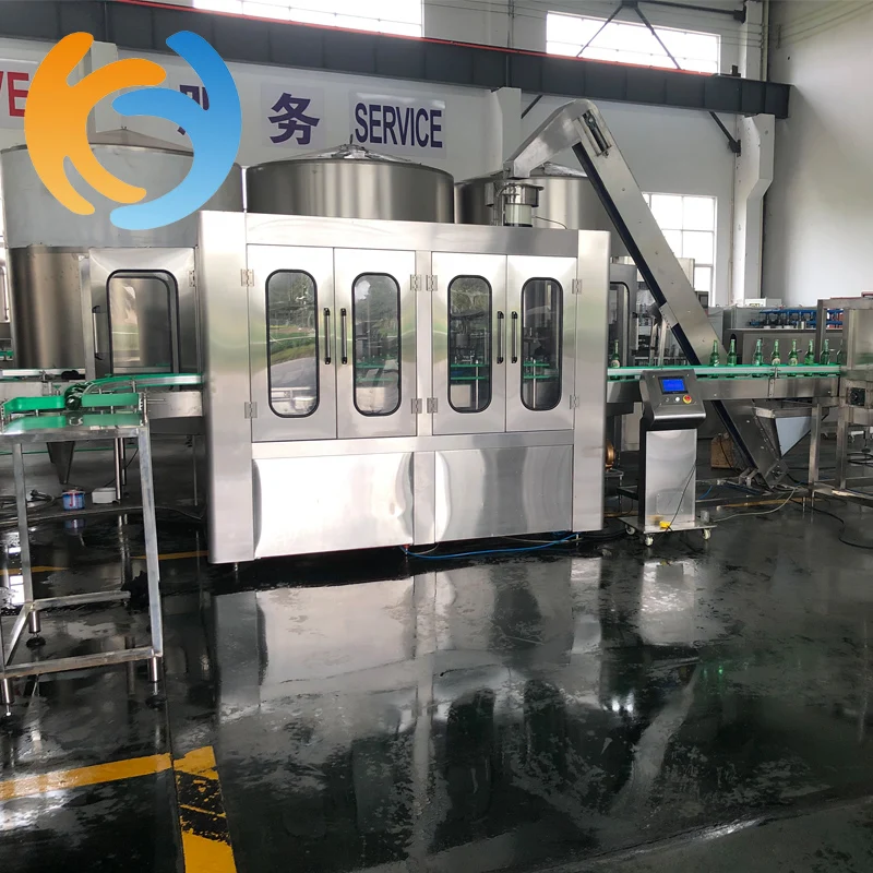 sei-automatic glass bottle washing machine/bottle filling machine