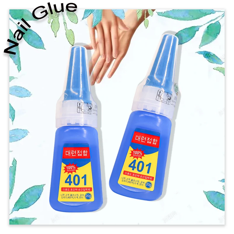 Bulk Cyanoacrylate Rubber Bond Super Glue 20g 401 General Purpose