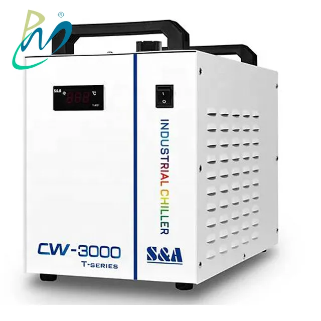 Охладитель воды CW-3000 водяного охлаждения Промышленный Портативный охлаждаемый CO2 лазерный охладитель для лазерной резки гравировальный станок