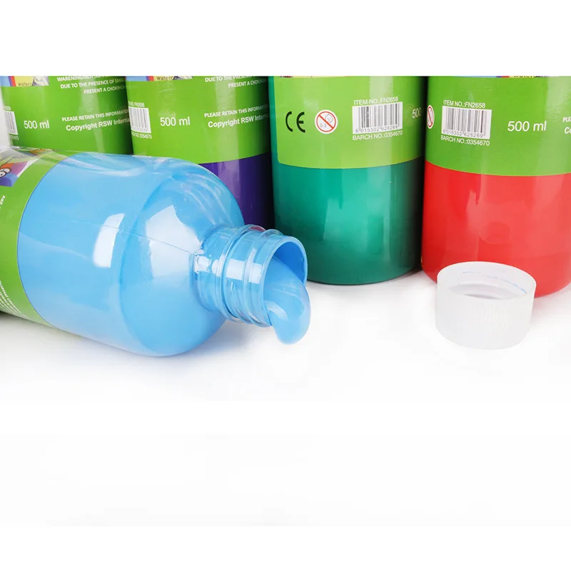 500ML Non-Toxic Washable Finger Paint  For Toddlers and Kids