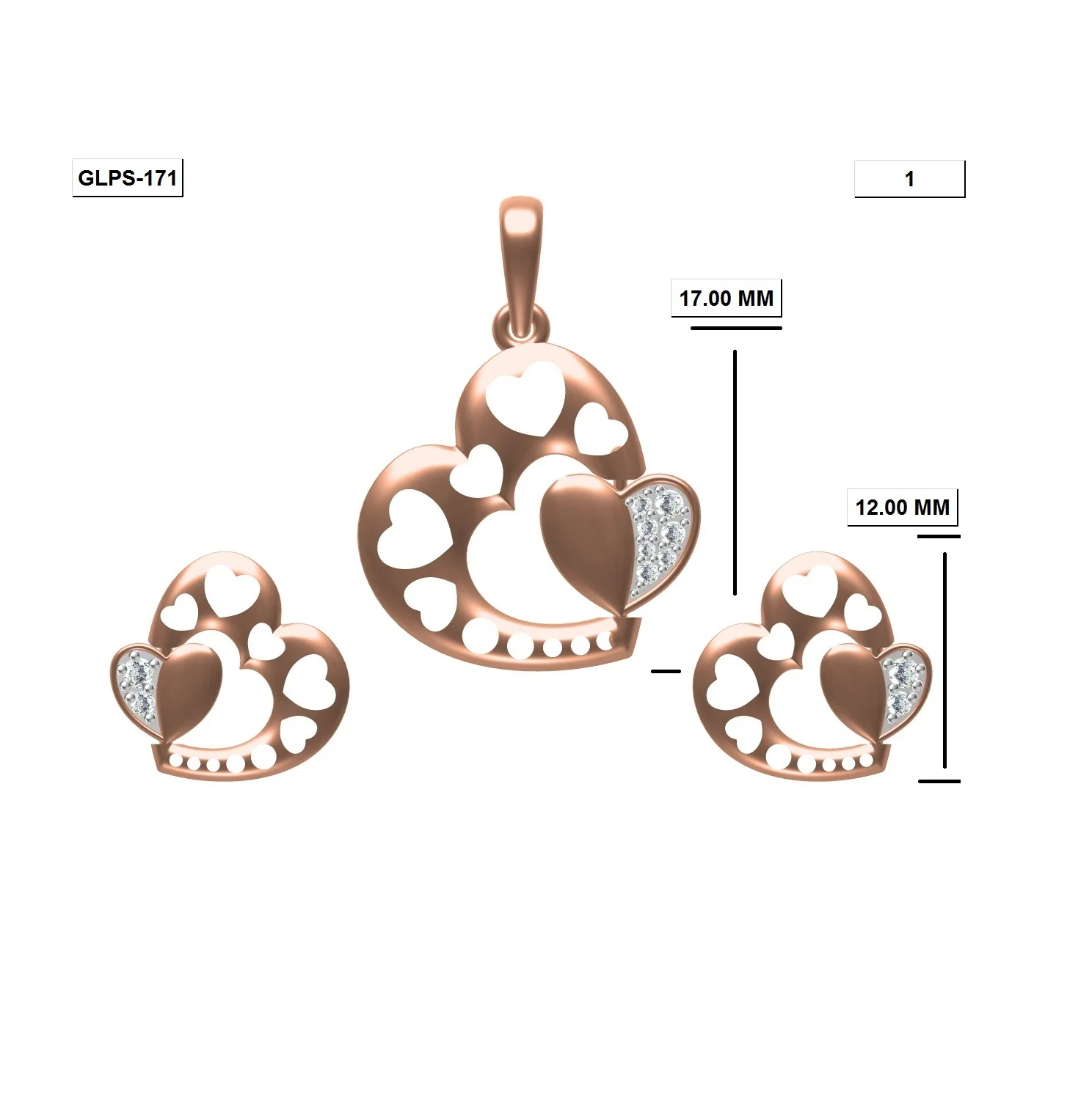 
Fashion Wholesale 18K Yellow, Rose, White Gold Plated Jewelry Custom Pendant for Women/Men/Girl/Daughter/Wife 