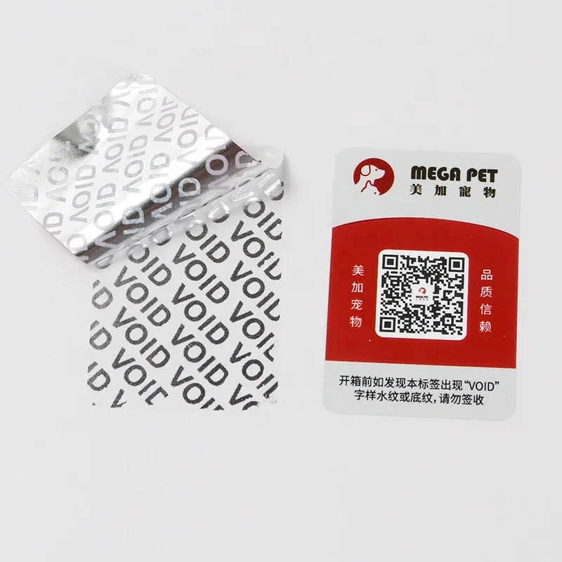  Custom printing self adhesive waterproof uv label void tamper evident warrning stickers sticker
