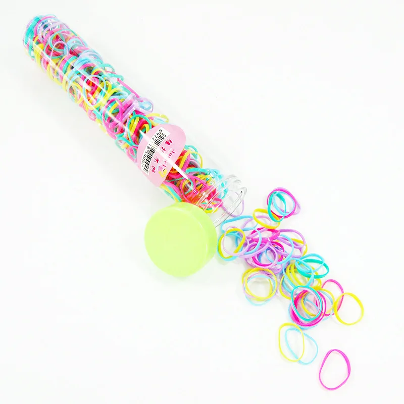 Разноцветные резинки для волос для детей, Одноразовые эластичные резинки для волос, держатель для конского хвоста, резинки, резинки, Детские аксессуары для волос, 350 шт.