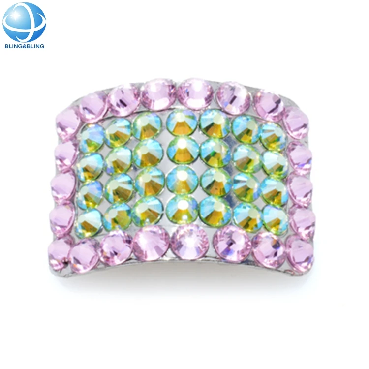 Fashionable Irish Jig Dance Shoe Buckles AB Color Rhinestone Ballroom Dance Shoe Buckle