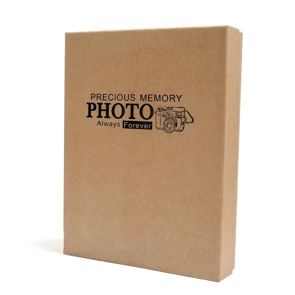 
FEIYOU 2020, оптовая продажа, индивидуальная Экологически чистая Подарочная коробка из переработанной крафт бумаги, фотоальбом для свадьбы, фотоальбом «сделай сам»  (62236234144)