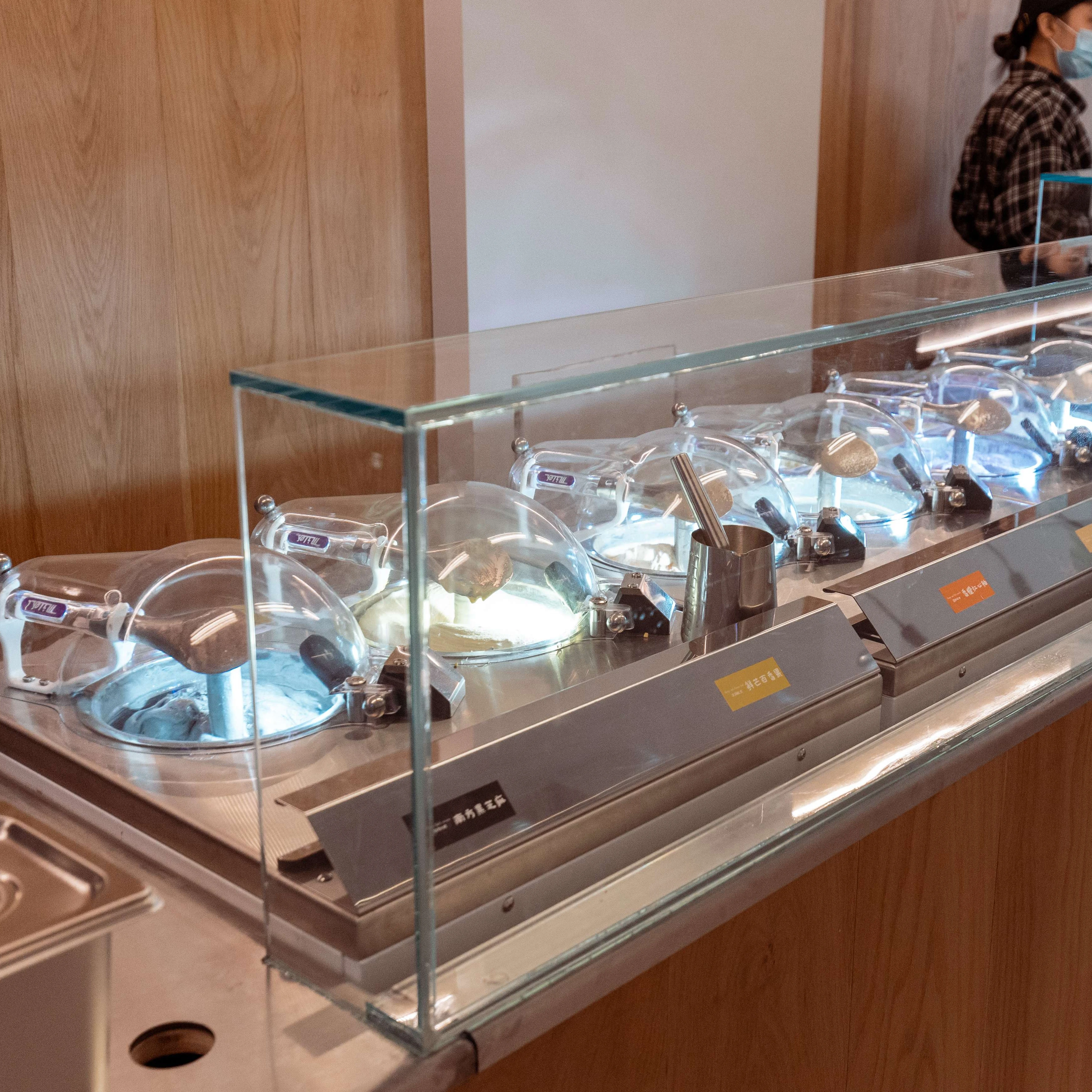 2023 TableTop Counter Miles Galaxy EC2 MD Portable Ice Cream Machine Gelato Display Freezer With CE/KC/NSF Certified