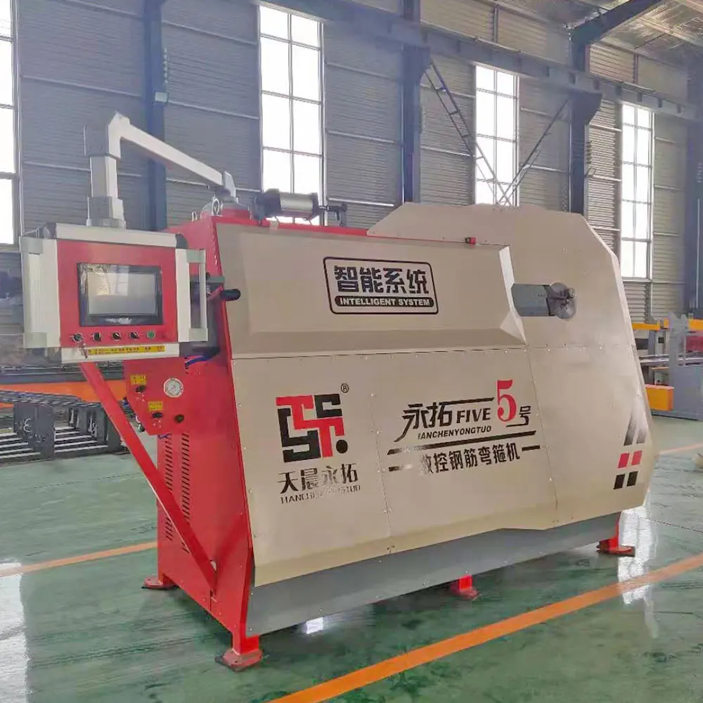 TCYT Automatic Rebar Manual Stirrup Concrete Form Steel Bending Machine Automatic CNC steel bar hoop machine