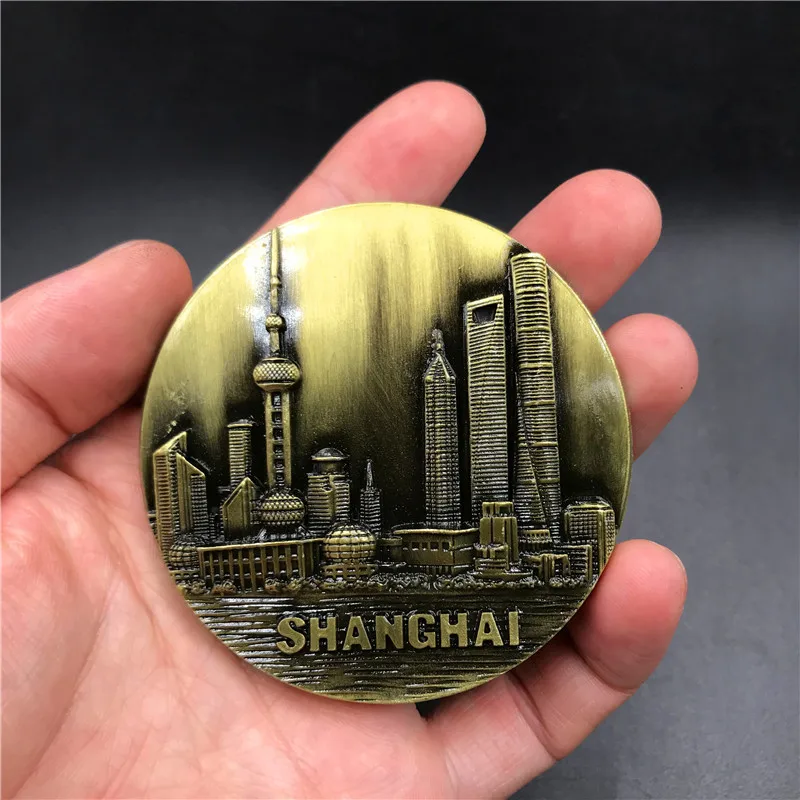 Low MOQ Wholesale Souvenir Metal Fridge Magnets Tourism Metal Crafts Resin Souvenir For Home Decoration