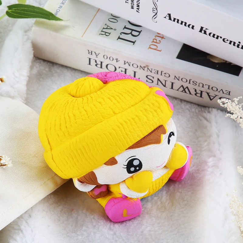 cute girl Squishy Toy Hot Selling Decompression Squeeze Toy PU Stress Balls portrait Toys