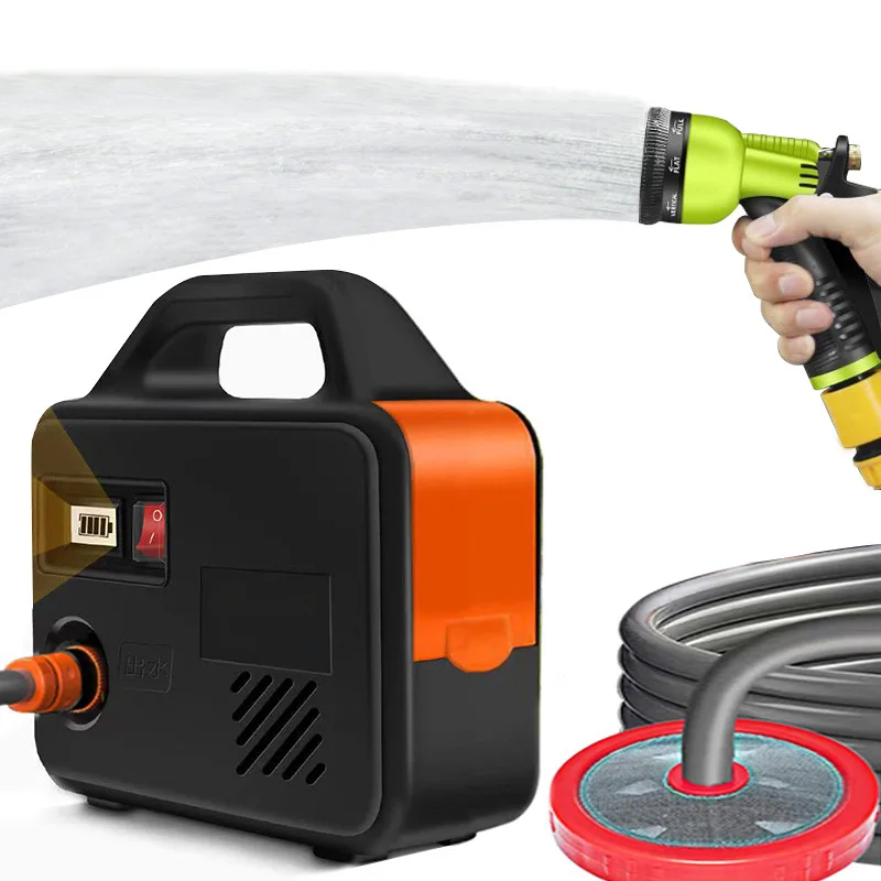 Портативный самовсасывающий насос, 21 В, литиевая батарея, накопитель энергии, Насосная машина, мембранный насос, Электрический распылитель