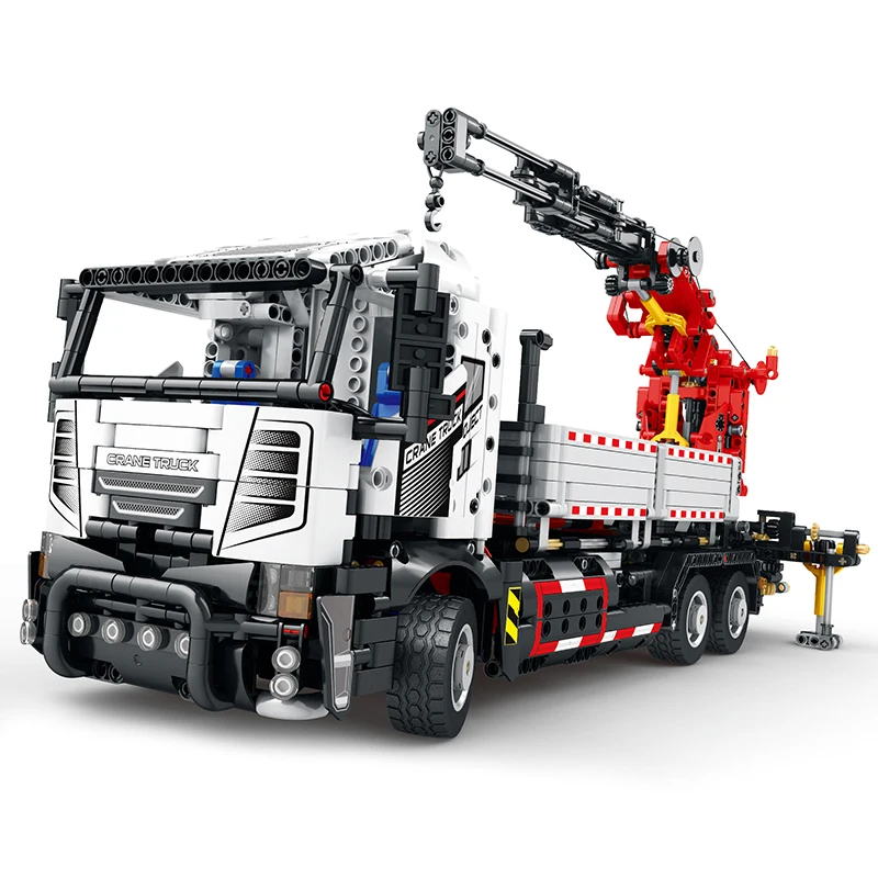 Hot Sale Electric Rc Truck Building Blocks Toys Full-Function Technical Engineering Truck Crane Building Block Brick Set