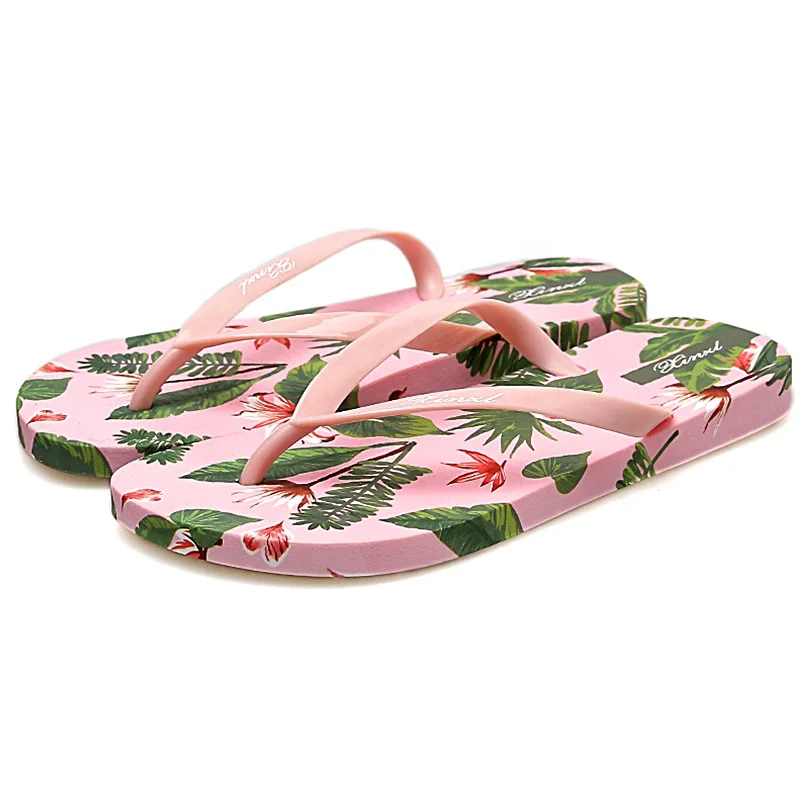 wholesale good quality newest design custom beach slippers rubber women flip flop slippers
