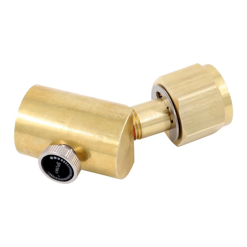 Co2 Cylinder Refill Adapter Co2 Tank to Soda Cylinder with Release Valve for Soda Maker Co2 Cylinder