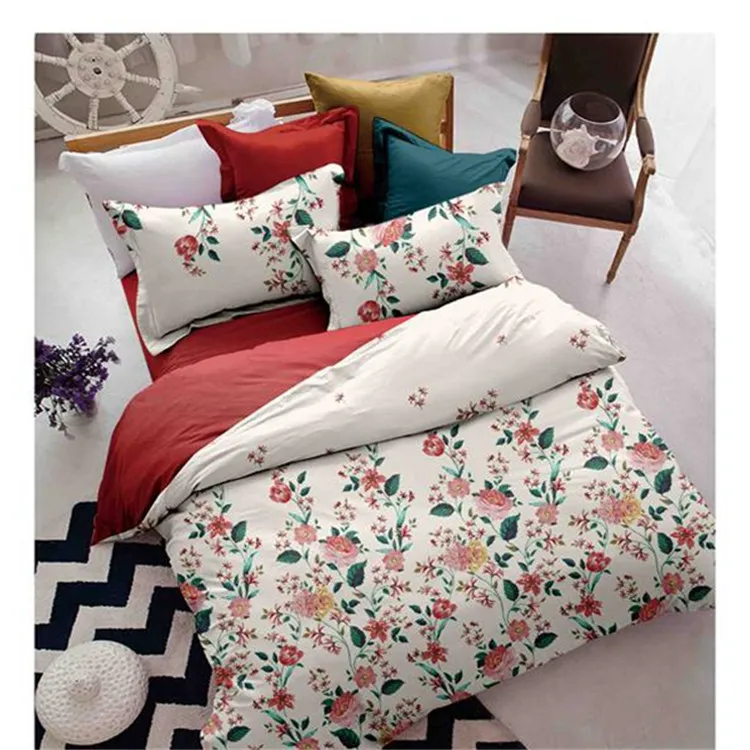 
High quality bed linen set manufacturers in china microfiber bedding set 