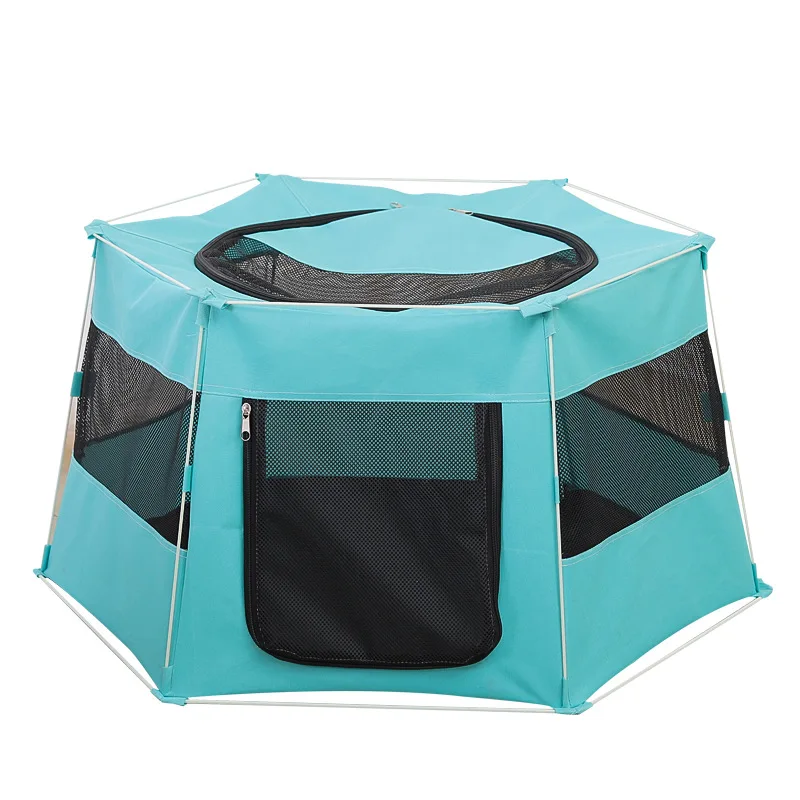 Wholesale pop up foldable playpen cage tent collapsible pet exercise tent portable  Camping Pet Tents