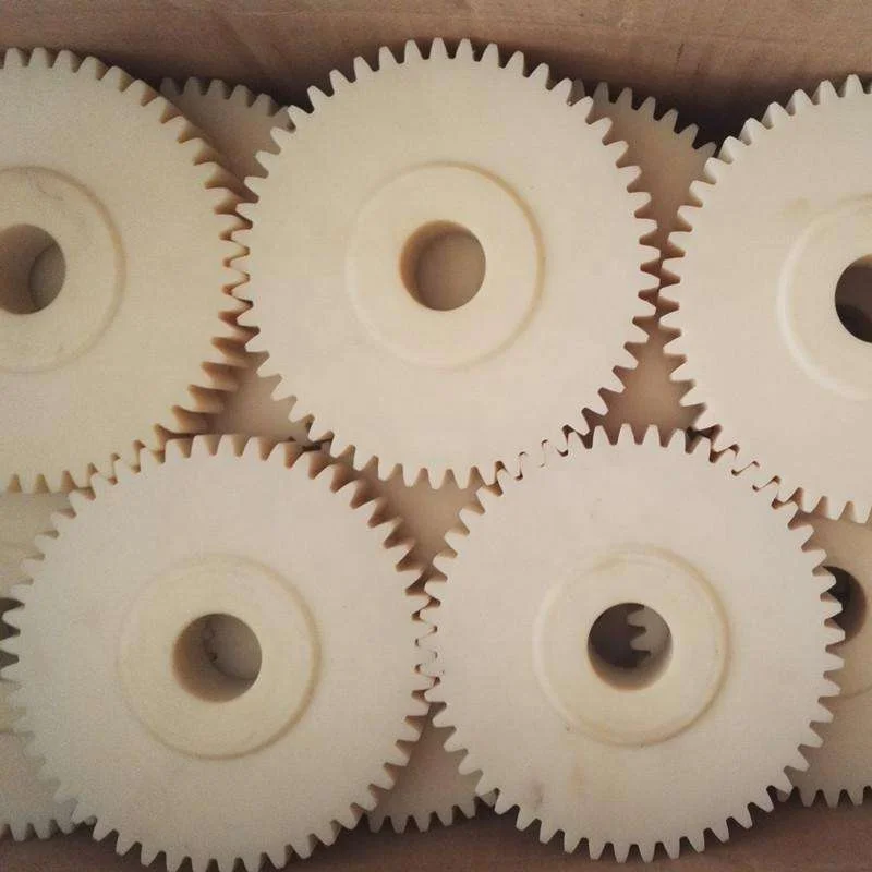 China manufacturer custom making reducer toothed  plastic nylon spur gear