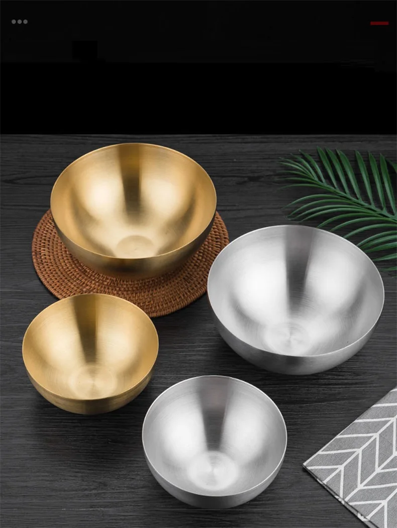 Food Grade Reman Bowl Stainless Steel Hotel Mixing Salad Bowl