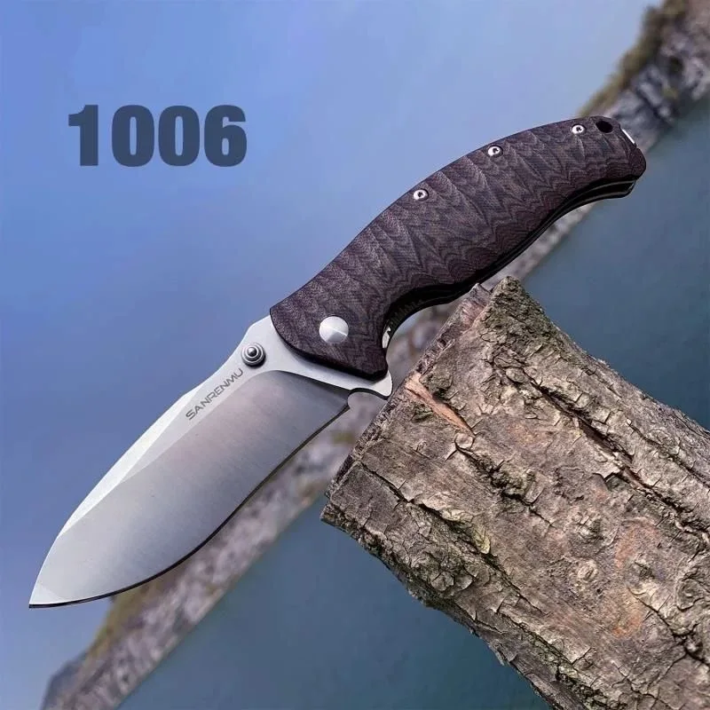 Высококачественные складные товары SANRENMU 1006 EDC уличные походные охотничьи ножи карманный складной тактический нож