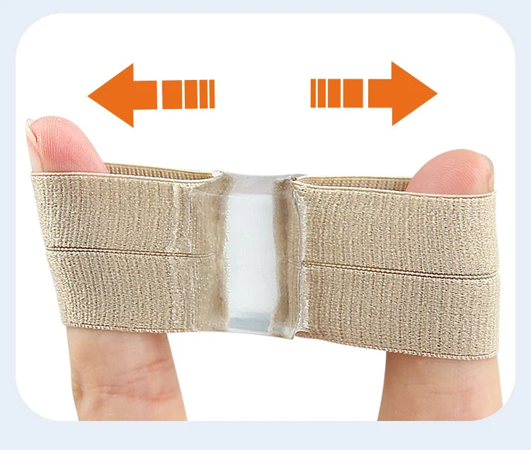 Toe Separator Silicone Orthosis Thumb Valgus Anti-wear Breathable Separator Two-hole Elastic Foot Bone Splitter