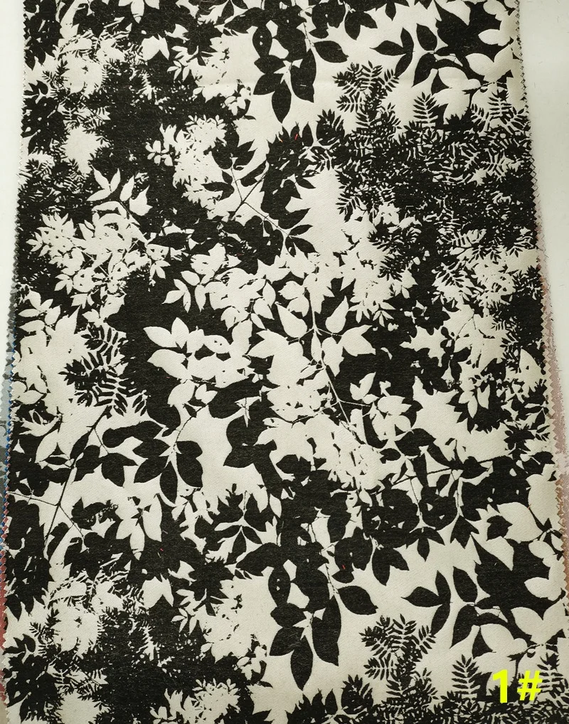 174gsm polyester rayon floral brocade woven clothing fabrics
