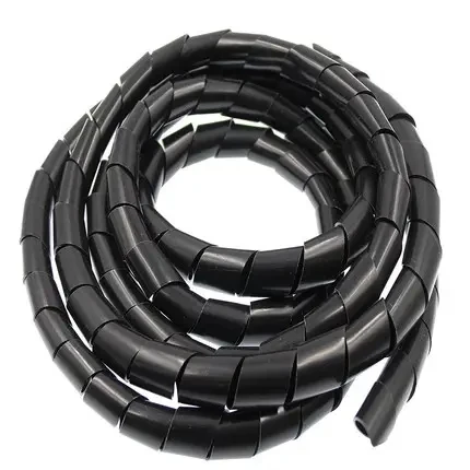 Electric Cable and Hose Plastic Protective Spiral Wrap Sleeve
