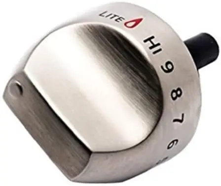 5CM/2inch Dia D Shape Shaft Cooker Top Burner Control Knob WB03K10265