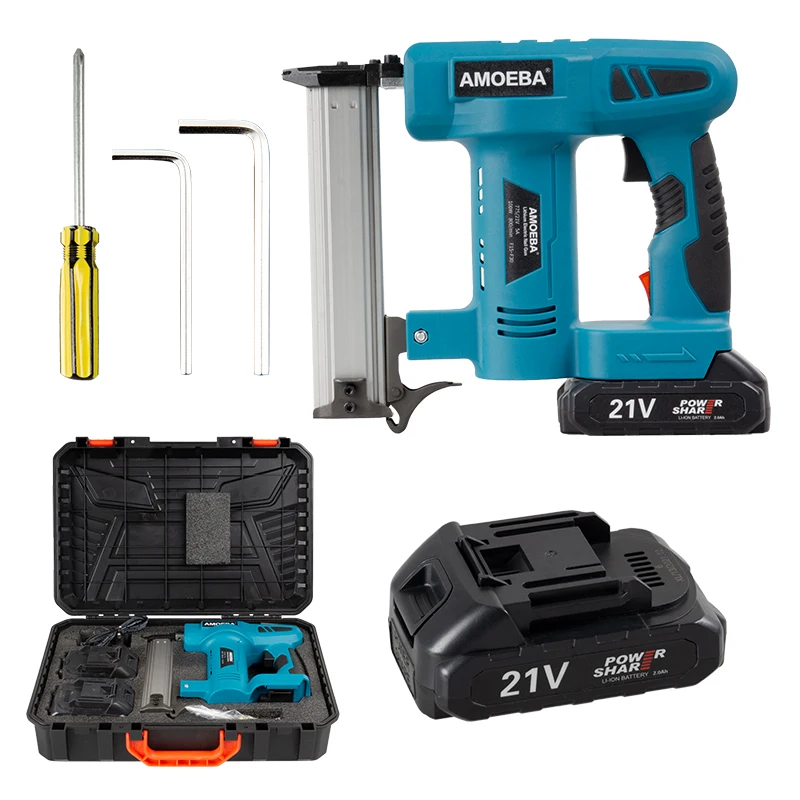 For Industrial and Home Electric Tool Set Cordless Nail Gun Wintools Staple Gun Cordless Finish Nail Gun with Nails