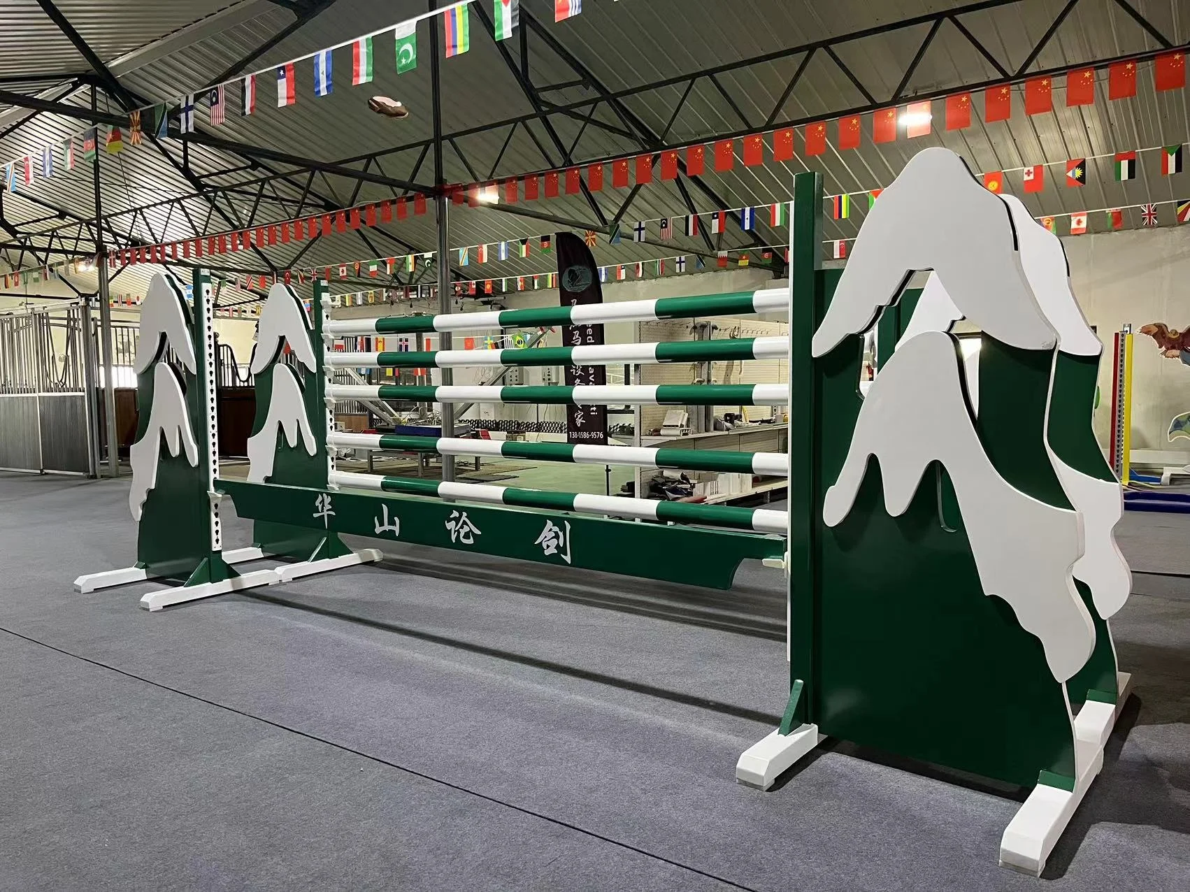 Supplier of Longine WorldCup Horse training jump aluminum jumping fence Portable Show Jump Wing Kits