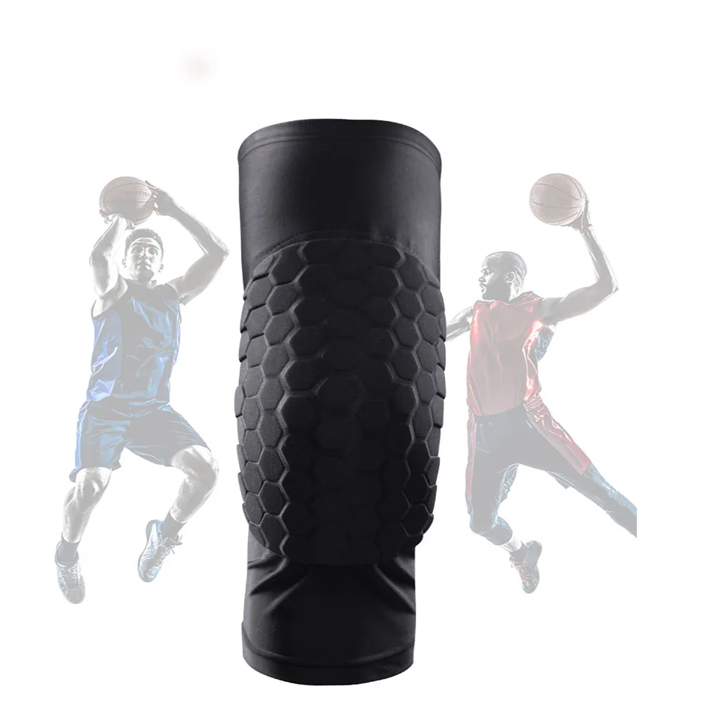 Good Quality Compression Basketball Knee Support/Sleeve/ Pads/Brace Protector with Honeycomb