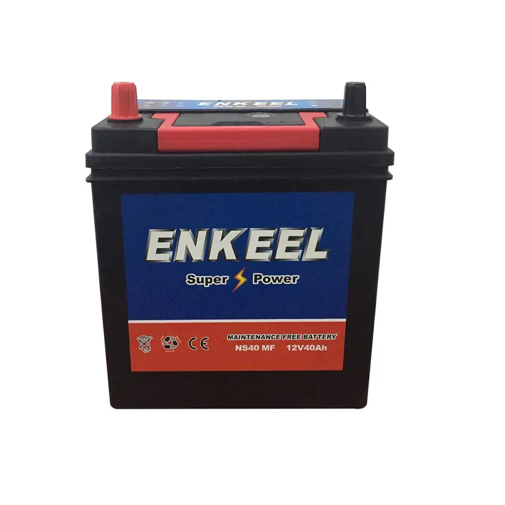JIS Standard MF car automotive Battery 12V 36Ah 36B20R NS40 N36