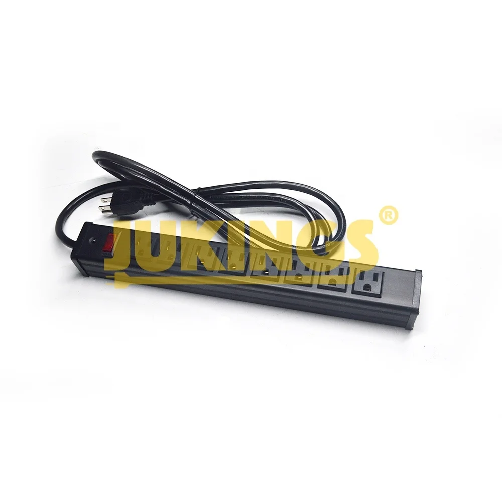 8 Outlet Surge Protector Power Strip with  300 Joules with 3 Foot Power Cord