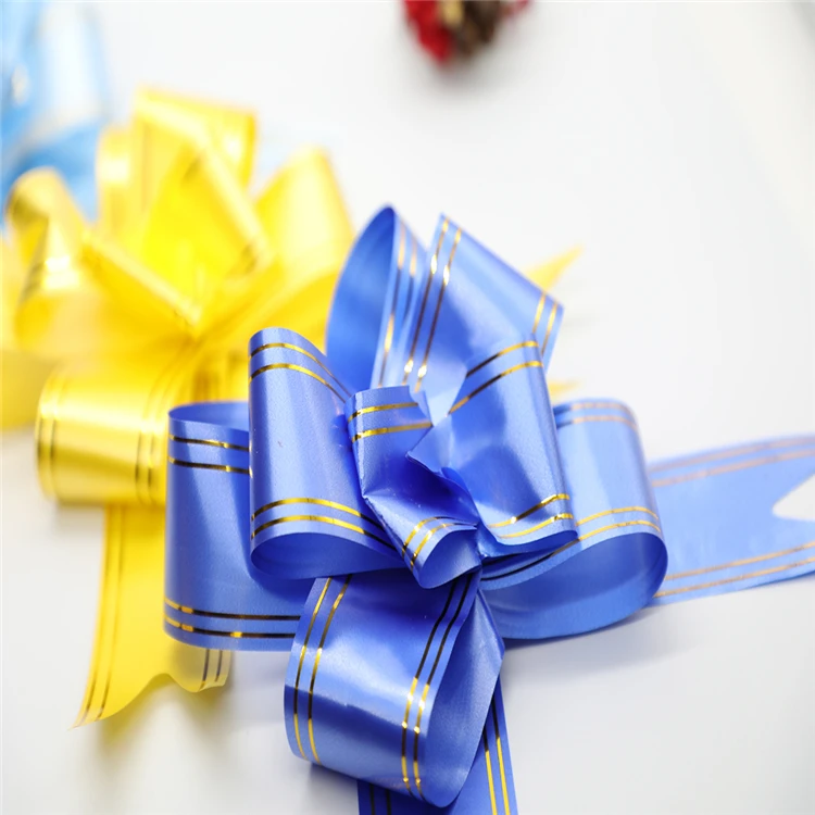 50MM Phnom Penh Pull Flower Holiday Gift Decoration Plastic Ribbon Wedding Gift Packaging Diy Gift Phnom Penh Pull Flower Ribbon