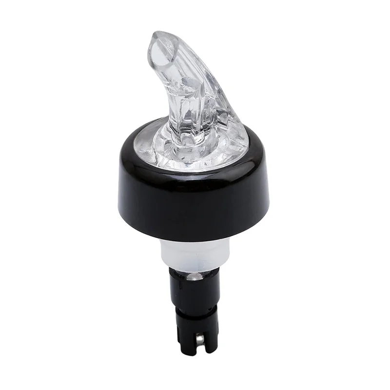 New design wine spirit pourer 10ml with colorful collar