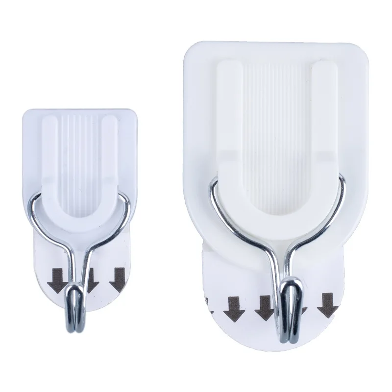 White middle U-shaped hook can be reused firmly bulk wholesale perforation-free glue strong hook is not easy to fall off