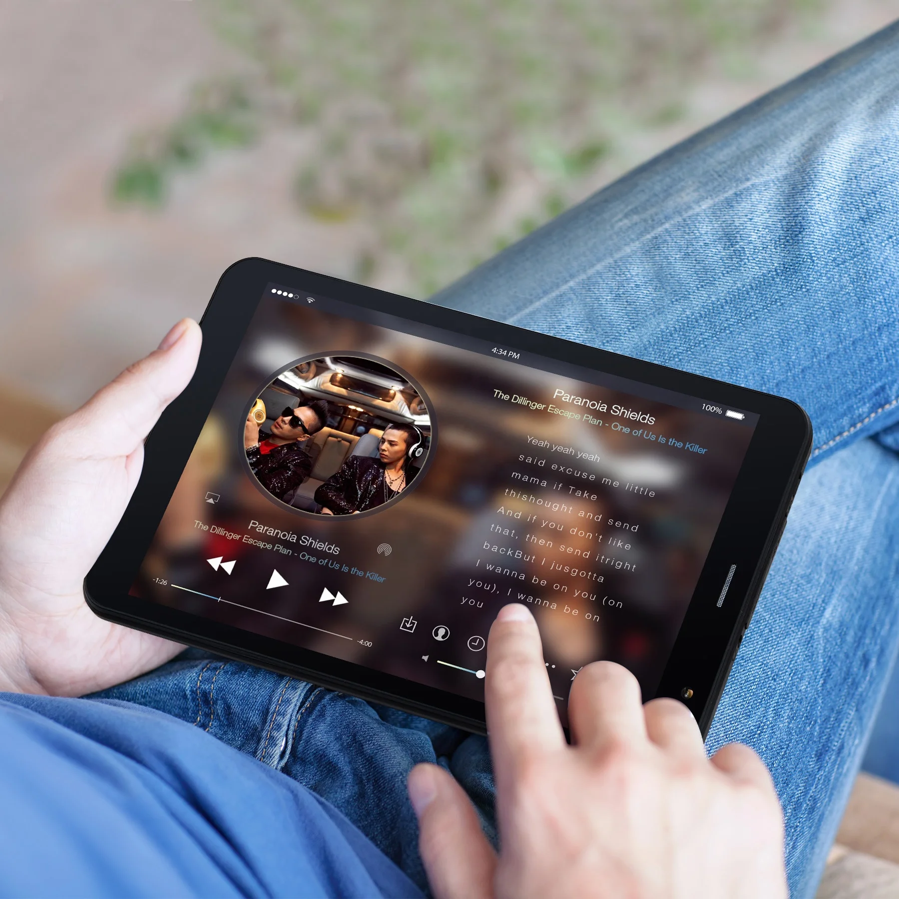 Black color 8inch android tablet pc dual camera wifi 4G for education