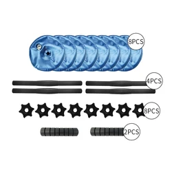 2020 new arrival portable adjustable weight lifting water filled dumbbell plastic dumbbell sets 30kg 35kg