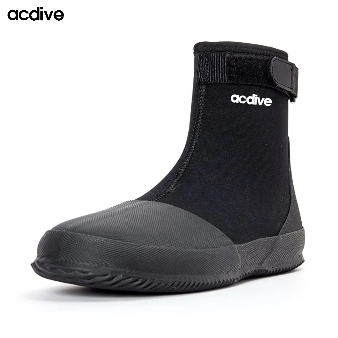 Fashion New Style Adult Top Quality 5mm Neoprene Scuba Diving Spearfishing Kayaking Customized Vulcanized Boot