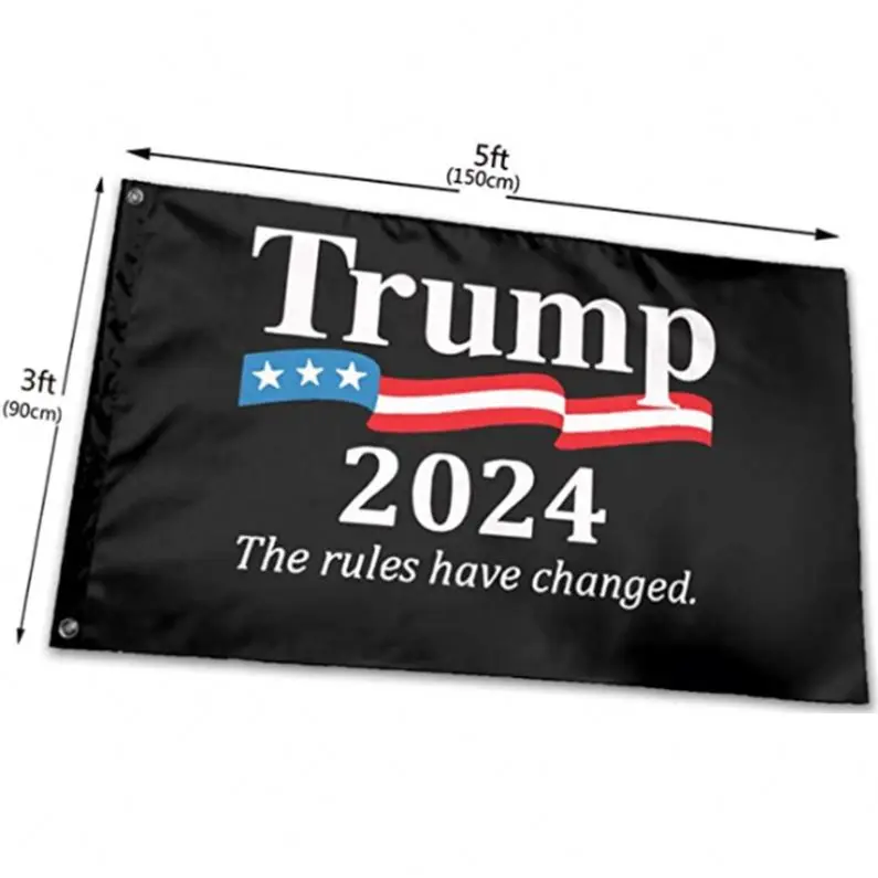 Custom Top Quality Outdoor Flags car flags garden Banners Trump 2024  Trump 3x5ft Banner