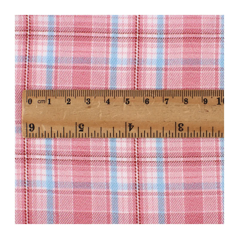 SPOT TR yarn-dyed Plaid 179G Spring and summer fashion suit dress JK uniform shirt shoes and hats polyester fabric