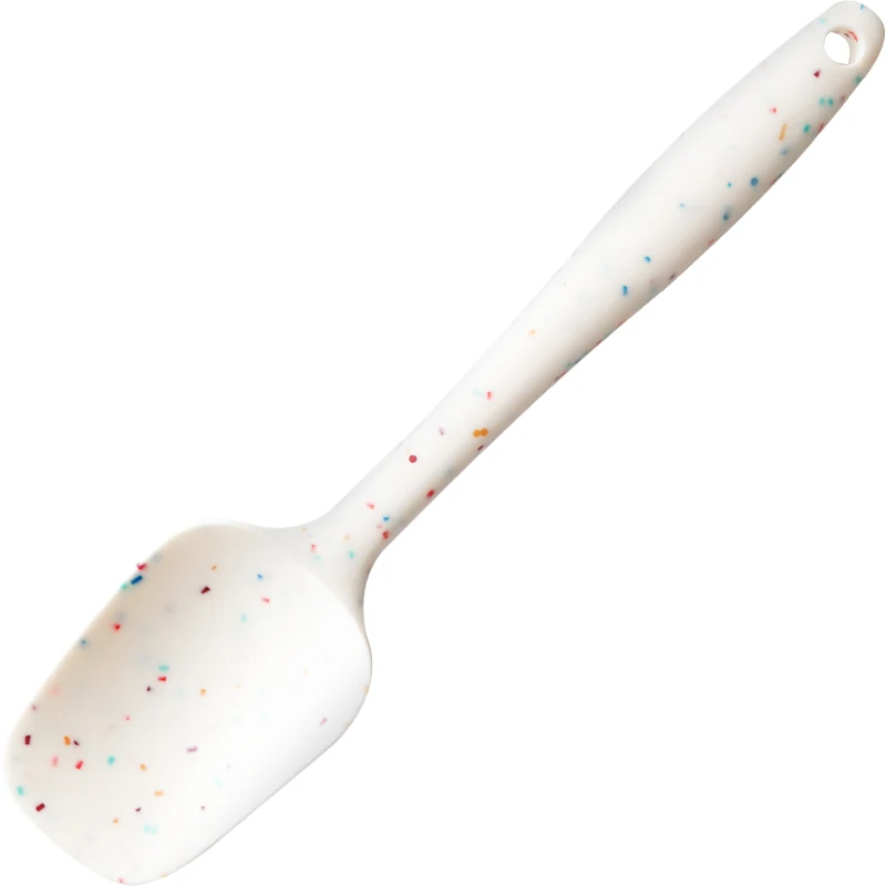 BPA Free One Piece Design Solid Heat-Resistant Non Stick Kitchen Utensil For Baking Cooking Silicone Scraper Spatula